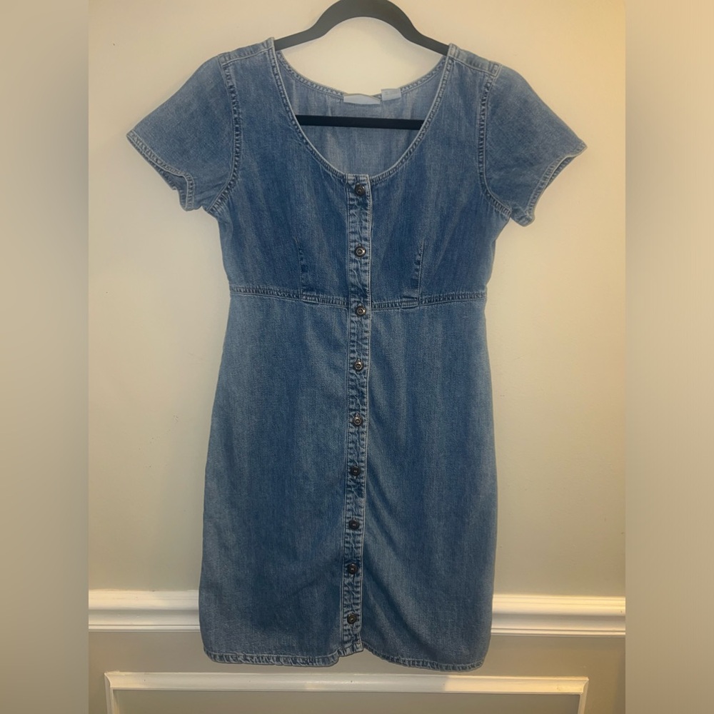 Vintage LizWear Liz Claiborne Denim Dress Size 6 Y2K